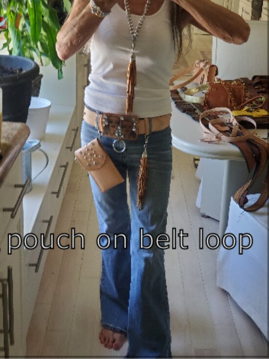 Women’s Belt + Crossbody Bag Set — 100% Full‑Grain Leather handcrafted main image 4
